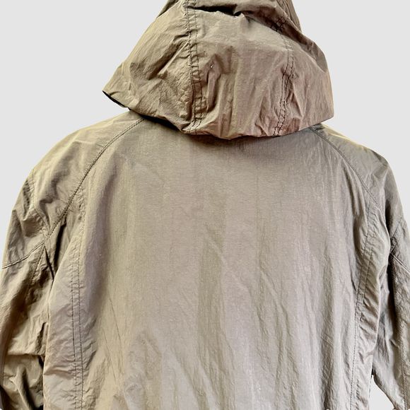 Cole Haan Men's Hooded Jacket SZ M Black Lined Windbreaker Soft Hooded Full Zip - Picture 7 of 16